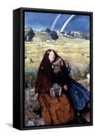 The Blind Girl, 1856-John Everett Millais-Framed Stretched Canvas