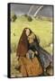 The Blind Girl-John Everett Millais-Framed Stretched Canvas