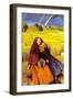 The Blind Girl-John Everett Millais-Framed Art Print