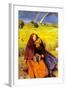 The Blind Girl-John Everett Millais-Framed Art Print