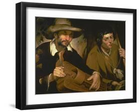 The Blind Hurdy-Gurdy Player, C.1640-Francisco Herrera-Framed Giclee Print