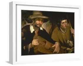 The Blind Hurdy-Gurdy Player, C.1640-Francisco Herrera-Framed Giclee Print