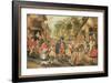 The Blind Hurdy-Gurdy Player-Pieter Brueghel the Younger-Framed Giclee Print