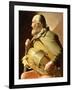 The Blind Hurdy Gurdy Player-Georges de la Tour-Framed Giclee Print