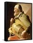 The Blind Hurdy Gurdy Player-Georges de la Tour-Framed Stretched Canvas