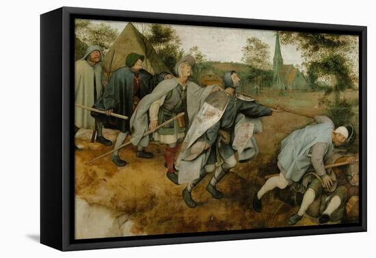 The Blind Leading the Blind, 1568-Pieter Bruegel the Elder-Framed Stretched Canvas