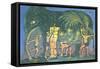 The Blind Men and the Elephant-Mary Kuper-Framed Stretched Canvas