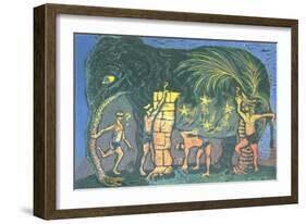 The Blind Men and the Elephant-Mary Kuper-Framed Giclee Print