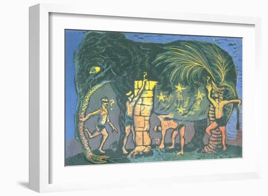 The Blind Men and the Elephant-Mary Kuper-Framed Giclee Print