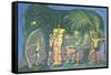 The Blind Men and the Elephant-Mary Kuper-Framed Stretched Canvas