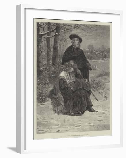 The Blind Minstrel and His Daughter-Davidson Knowles-Framed Giclee Print