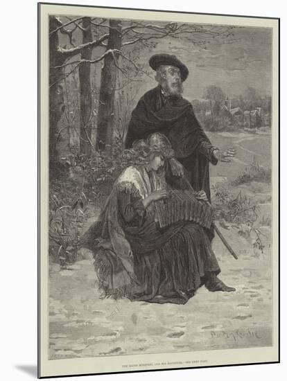 The Blind Minstrel and His Daughter-Davidson Knowles-Mounted Giclee Print