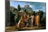 The Blind of Jericho, or Christ Healing the Blind, 1650-Nicolas Poussin-Mounted Giclee Print