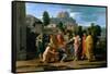 The Blind of Jericho, or Christ Healing the Blind, 1650-Nicolas Poussin-Framed Stretched Canvas