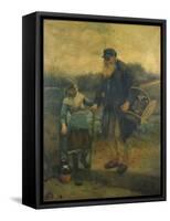 The Blind Pedlar-Robert Mcgregor-Framed Stretched Canvas