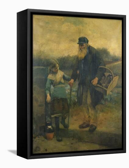 The Blind Pedlar-Robert Mcgregor-Framed Stretched Canvas