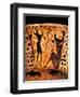 The Blinding of Polyphemus, 7th circa BCE, Early Attic Amphora, Black-Figured-null-Framed Giclee Print