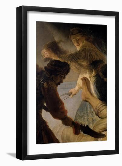 The Blinding of Samson-Rembrandt van Rijn-Framed Giclee Print