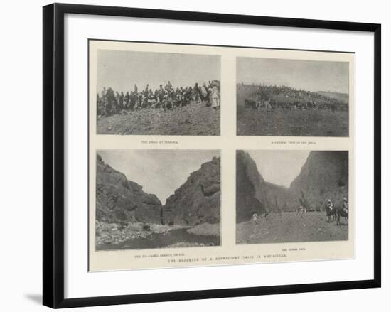 The Blockade of a Refractory Tribe in Waziristan-null-Framed Giclee Print