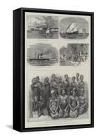 The Blockade of the East Coast of Africa-Charles William Wyllie-Framed Stretched Canvas