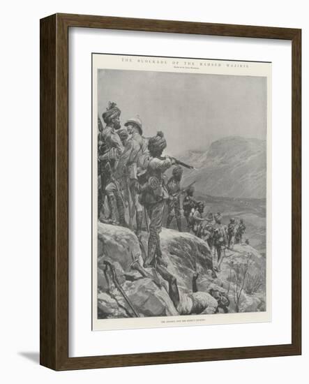 The Blockade of the Mahsud Waziris-Richard Caton Woodville II-Framed Giclee Print