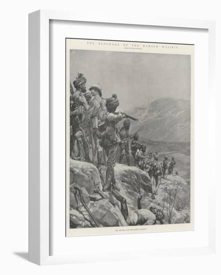 The Blockade of the Mahsud Waziris-Richard Caton Woodville II-Framed Giclee Print
