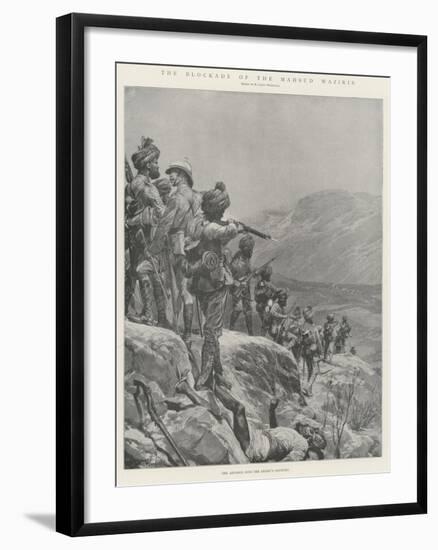 The Blockade of the Mahsud Waziris-Richard Caton Woodville II-Framed Giclee Print