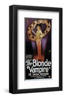 The Blonde Vampire - 1922-null-Framed Giclee Print