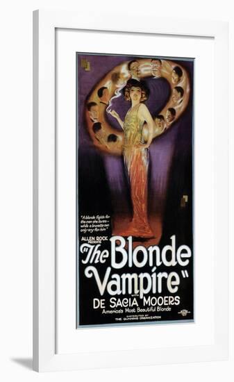 The Blonde Vampire - 1922-null-Framed Giclee Print