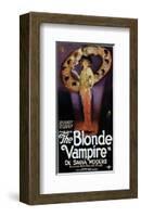 The Blonde Vampire - 1922-null-Framed Giclee Print