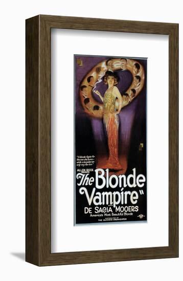 The Blonde Vampire - 1922-null-Framed Giclee Print