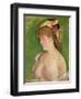 The Blonde with Bare Breasts, 1878-Edouard Manet-Framed Premium Giclee Print