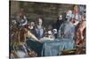 The Blood Compact's Ceremony Between Miguel Lopez De Legazpi (1503-1572) and Sikatuna-null-Stretched Canvas