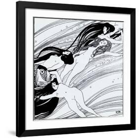 The Blood of Fish, c.1898-Gustav Klimt-Framed Premium Giclee Print