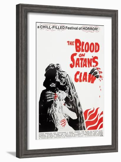 The Blood on Satan's Claw, poster art, 1971-null-Framed Art Print