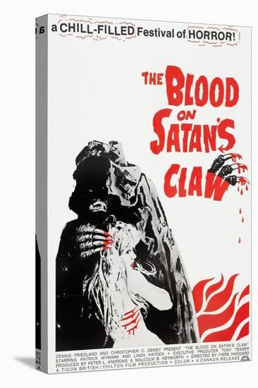 The Blood on Satan's Claw, poster art, 1971-null-Stretched Canvas