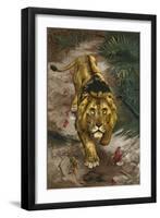 The Blood Trail-John Trivett Nettleship-Framed Giclee Print