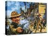 The Bloody Gunfight in the Town of Ingalls in 1893-Harry Green-Stretched Canvas
