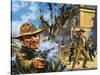 The Bloody Gunfight in the Town of Ingalls in 1893-Harry Green-Stretched Canvas
