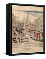 The Bloody Massacre Perpetrate in King-Street Boston on March 5th 1770 by a Party of the 29th…-Paul Revere-Framed Stretched Canvas