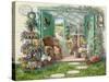 The Blossom Shoppe-Janet Kruskamp-Stretched Canvas