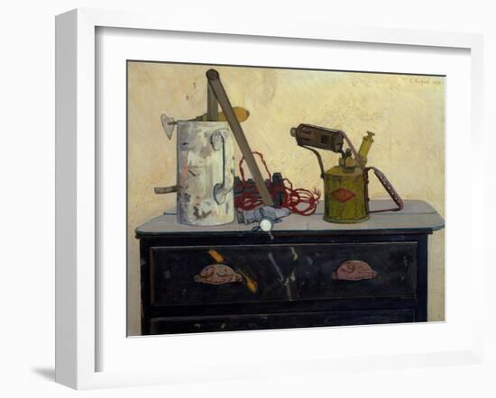 The Blow Lamp-Claude Rogers-Framed Giclee Print