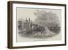 The Blowing Up of the Concrete Shoal in the Thames-null-Framed Giclee Print