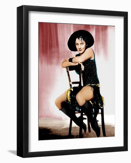 The Blue Angel, Marlene Dietrich, 1930-null-Framed Photo