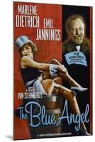 The Blue Angel, Marlene Dietrich, Emil Jannings, 1930-null-Mounted Art Print