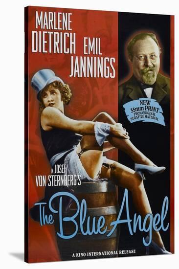 The Blue Angel, Marlene Dietrich, Emil Jannings, 1930-null-Stretched Canvas