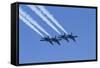 The Blue Angels, Airshow, SEAFAIR, F/A-18 Hornet Aircraft, Seattle, Washington, USA-Jamie & Judy Wild-Framed Stretched Canvas