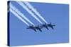 The Blue Angels, Airshow, SEAFAIR, F/A-18 Hornet Aircraft, Seattle, Washington, USA-Jamie & Judy Wild-Stretched Canvas