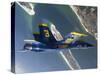 The Blue Angels Perform a Looping Maneuver Over Naval Air Station Pensacola-Stocktrek Images-Stretched Canvas