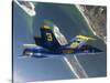 The Blue Angels Perform a Looping Maneuver Over Naval Air Station Pensacola-Stocktrek Images-Stretched Canvas